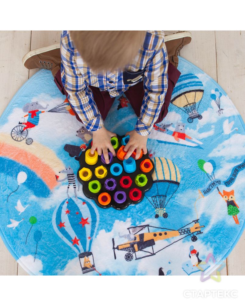 Развивающая игрушка «Пирамидка-мозаика», сортер, цвета арт. СМЛ-125499-1-СМЛ0003842054 9