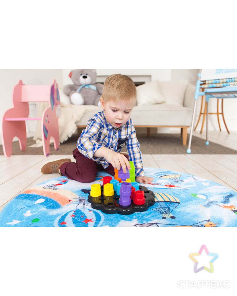 Развивающая игрушка «Пирамидка-мозаика», сортер, цвета арт. СМЛ-125499-1-СМЛ0003842054 10