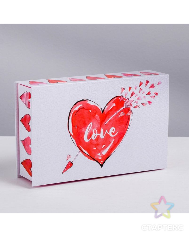Коробка-книга Love, 20 × 12.5 × 5 см арт. СМЛ-64022-1-СМЛ0003847839 1