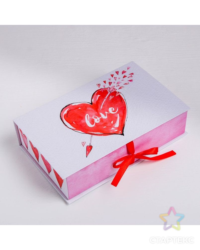 Коробка-книга Love, 20 × 12.5 × 5 см арт. СМЛ-64022-1-СМЛ0003847839 3