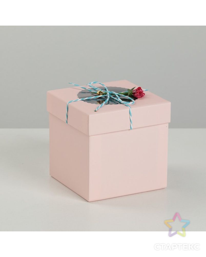 Коробка подарочная 11,5 х 11,5 х 11,5 см арт. СМЛ-15026-1-СМЛ3856212 1