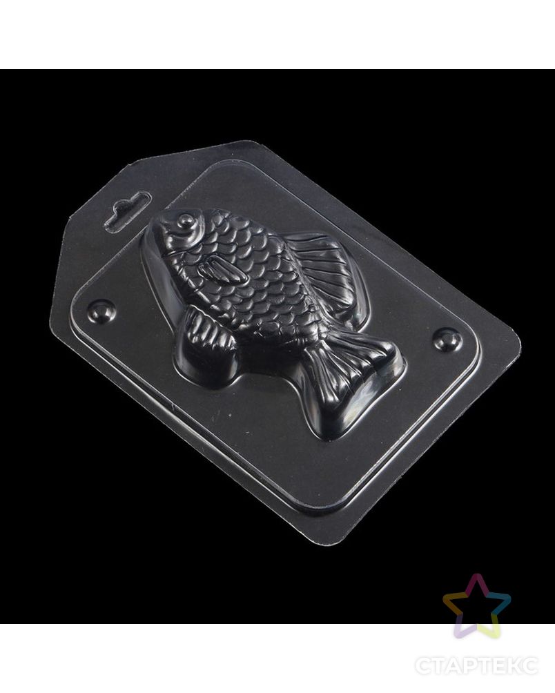 Пластиковая форма для мыла "Улыбающаяся рыбка" 10х7 см арт. СМЛ-201650-1-СМЛ0003877690 2