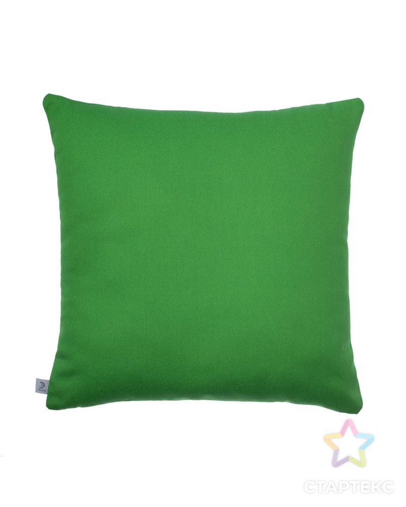 Подушка декоративная "Этель" Луговые цветы, зелёный, 40х40 см, 100% хлопок, синтепух арт. СМЛ-15522-1-СМЛ3889952 2