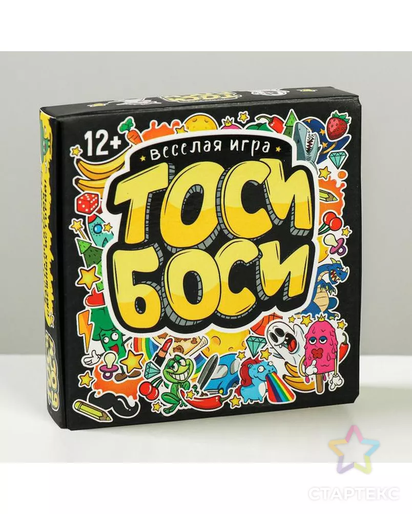 Настольная весёлая игра «Тоси Боси», 55 карт арт. СМЛ-63695-1-СМЛ0003894997 - рис. 1