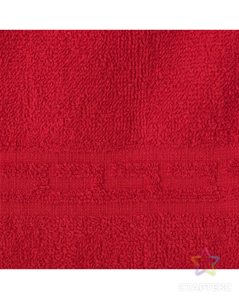 Полотенце Ocean 35х70 см, красный, хлопок 100%, 360 г/м2 арт. СМЛ-23383-1-СМЛ3897253
