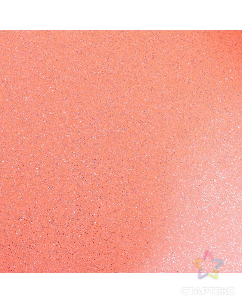 Бумага упаковочная, "Звездная пыль", с блёстками, неоновый красный, 0,7 x 5 м арт. СМЛ-63023-1-СМЛ0003902601 2