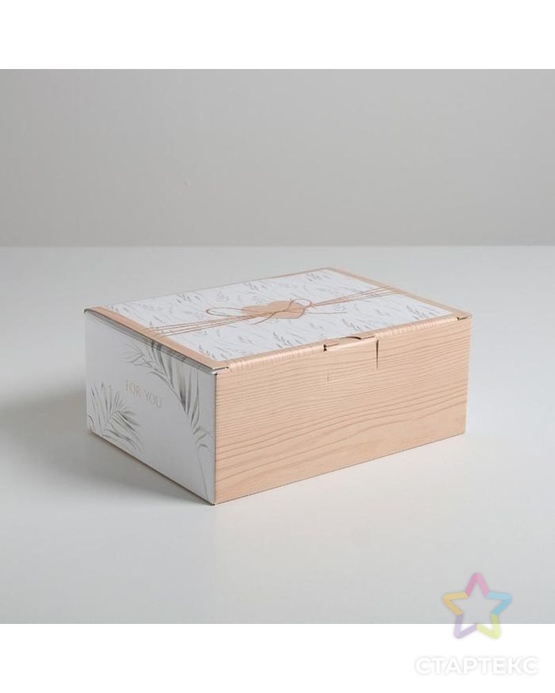 Коробка‒пенал For you, 26 × 19 × 10 см арт. СМЛ-108317-1-СМЛ0003907237 3