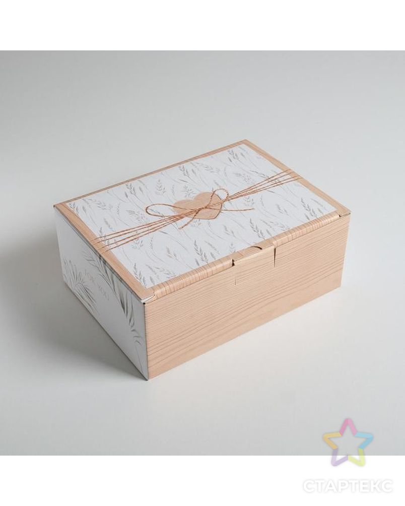 Коробка‒пенал For you, 26 × 19 × 10 см арт. СМЛ-108317-1-СМЛ0003907237 4