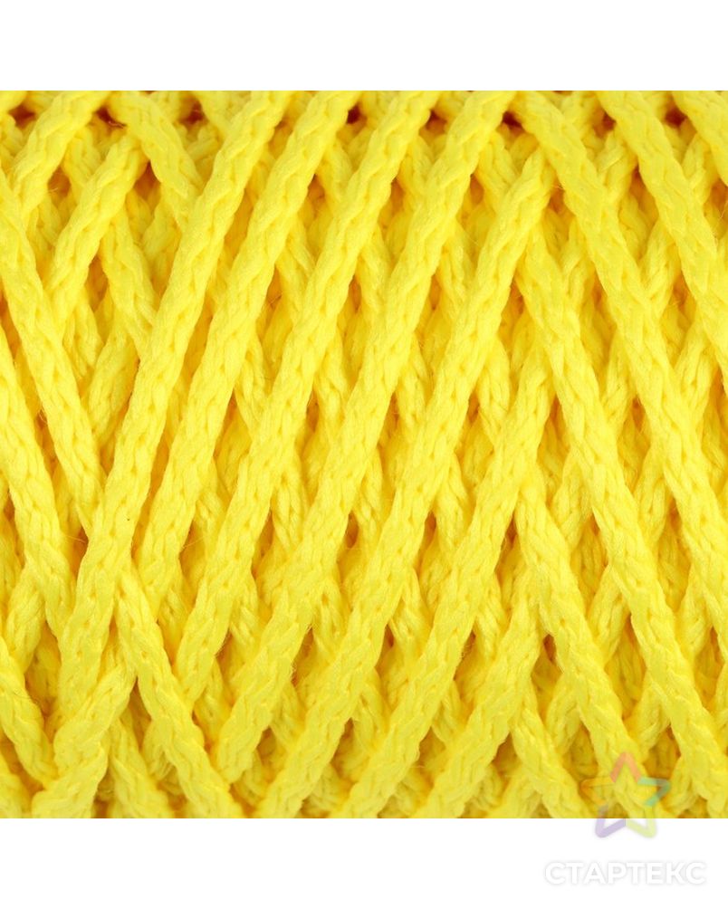 Шнур для вязания "Классик" без сердечника 100% полиэфир ширина 4мм 100м (оливковый) арт. СМЛ-23571-20-СМЛ3916975 1