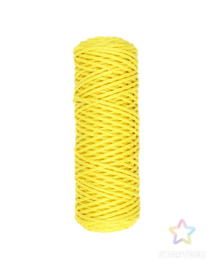 Шнур для вязания "Классик" без сердечника 100% полиэфир ширина 4мм 100м (оливковый) арт. СМЛ-23571-20-СМЛ3916975 3