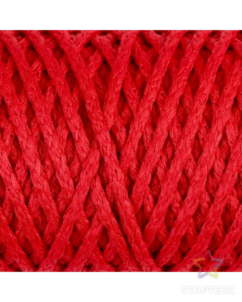 Шнур для вязания "Классик" без сердечника 100% полиэфир ширина 4мм 100м (оливковый) арт. СМЛ-23571-23-СМЛ3916981 1
