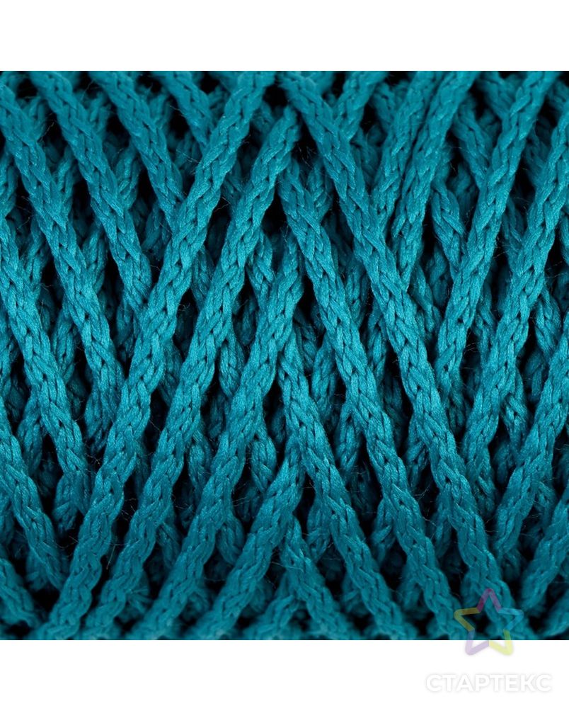 Шнур для вязания "Классик" без сердечника 100% полиэфир ширина 4мм 100м (оливковый) арт. СМЛ-23571-16-СМЛ3916984