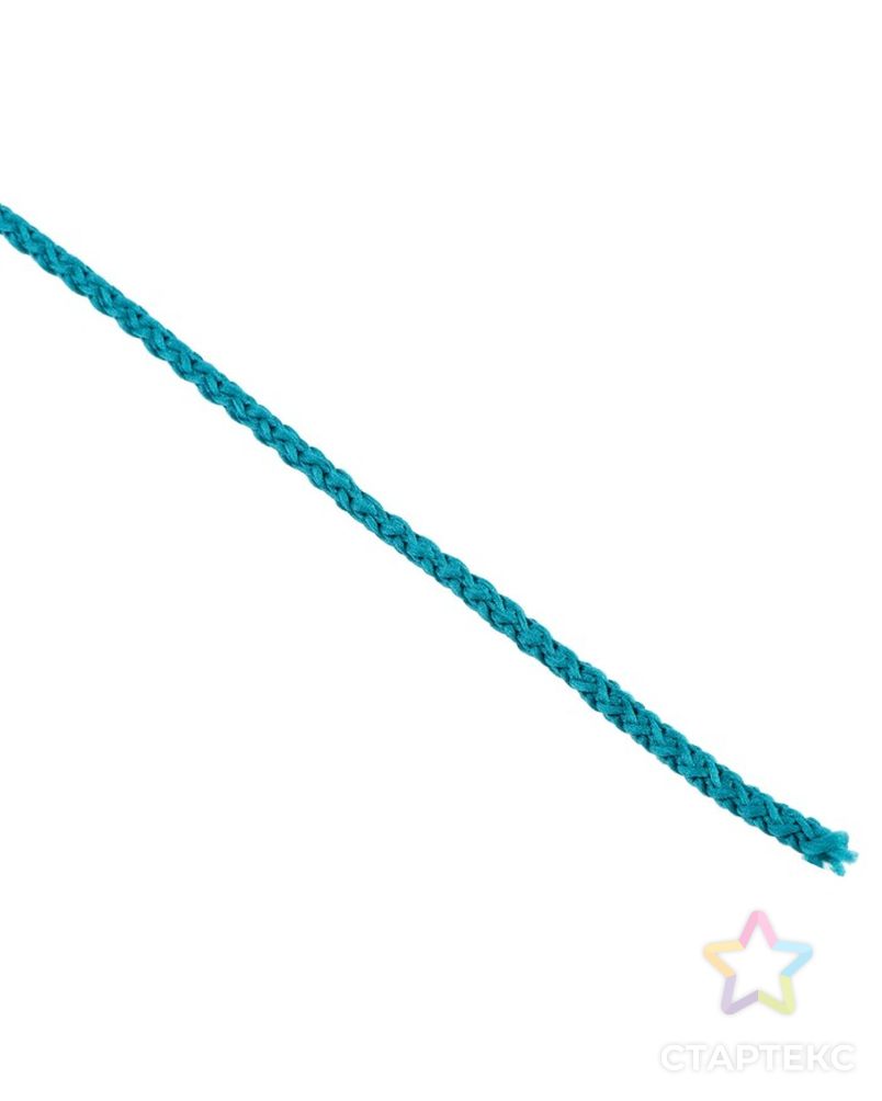 Шнур для вязания "Классик" без сердечника 100% полиэфир ширина 4мм 100м (оливковый) арт. СМЛ-23571-16-СМЛ3916984 2