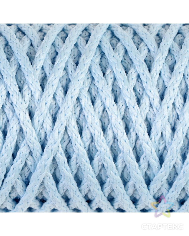 Шнур для вязания "Классик" без сердечника 100% полиэфир ширина 4мм 100м (оливковый) арт. СМЛ-23571-22-СМЛ3916985 1