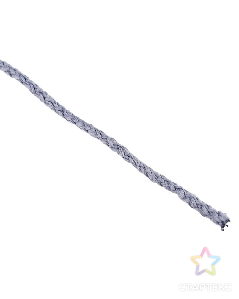 Шнур для вязания "Классик" без сердечника 100% полиэфир ширина 4мм 100м (оливковый) арт. СМЛ-23571-15-СМЛ3916986