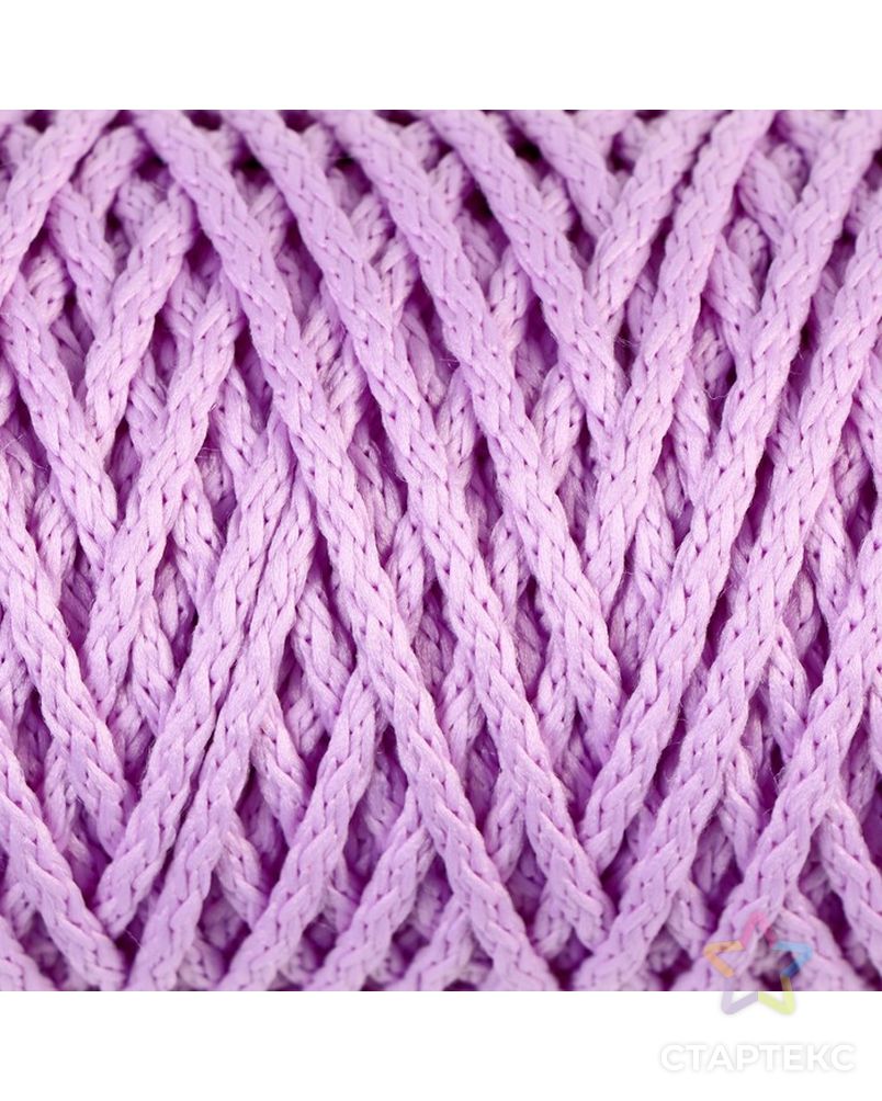 Шнур для вязания "Классик" без сердечника 100% полиэфир ширина 4мм 100м (оливковый) арт. СМЛ-23571-24-СМЛ3916990 1