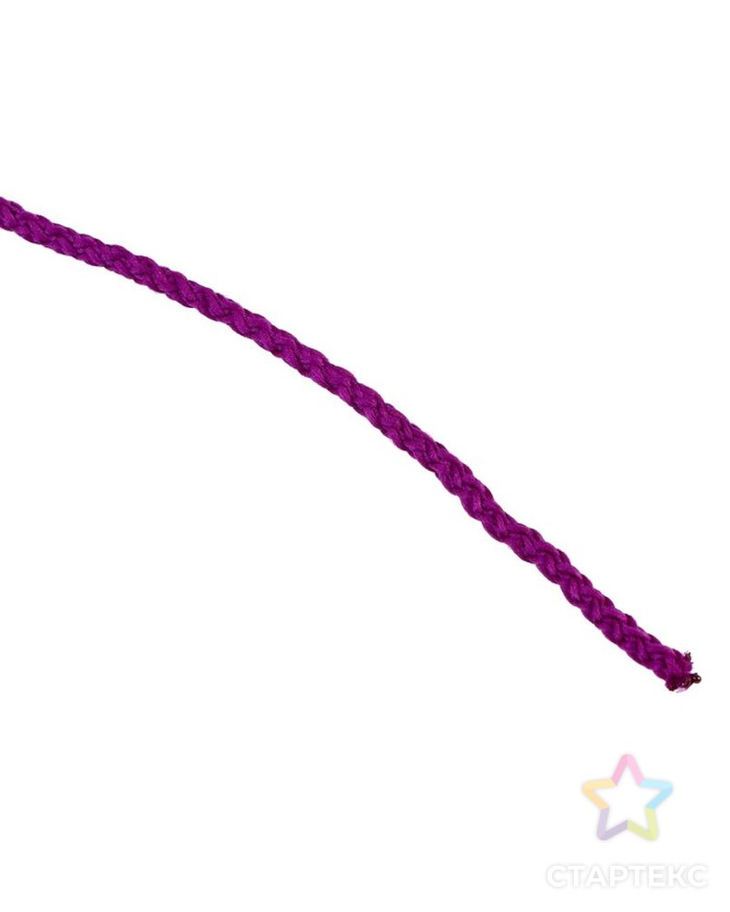 Шнур для вязания "Классик" без сердечника 100% полиэфир ширина 4мм 100м (оливковый) арт. СМЛ-23571-11-СМЛ3916991 2