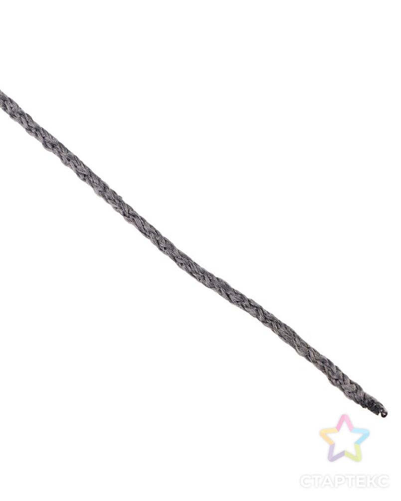 Шнур для вязания "Классик" без сердечника 100% полиэфир ширина 4мм 100м (оливковый) арт. СМЛ-23571-5-СМЛ3916998 2