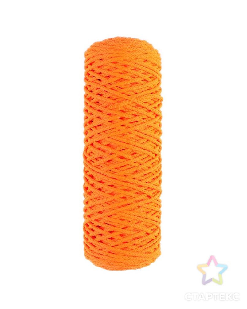 Шнур для вязания "Классик" без сердечника 100% полиэфир ширина 4мм 100м (оливковый) арт. СМЛ-23571-25-СМЛ3917003