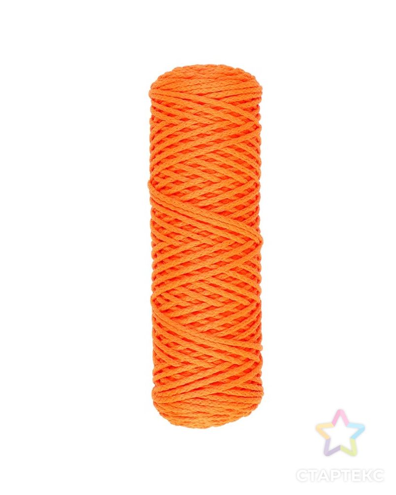 Шнур для вязания "Классик" без сердечника 100% полиэфир ширина 4мм 100м (оливковый) арт. СМЛ-23571-25-СМЛ3917003