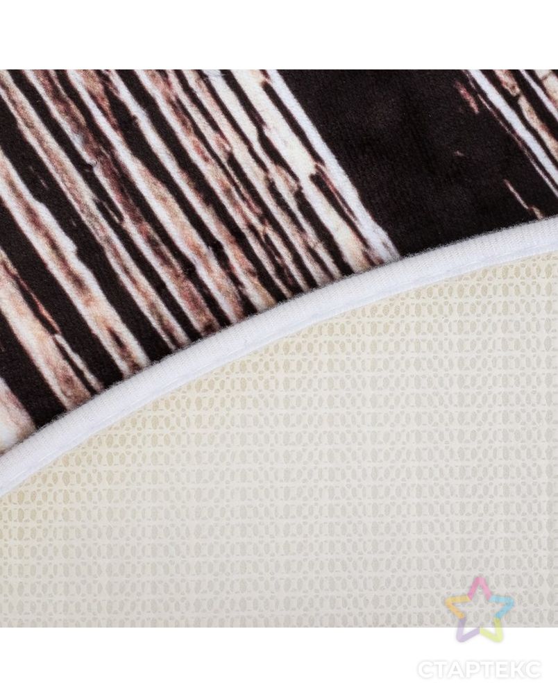 Ковёр Этель «Авангард», диаметр 70 см, велюр, поролон 400 г/м² арт. СМЛ-37573-1-СМЛ0003922884