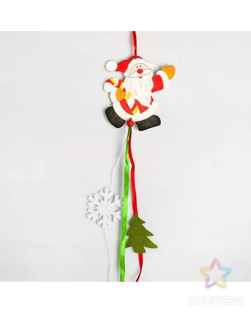 Набор для создания новогодней подвески «Дед Мороз» арт. СМЛ-16034-1-СМЛ3925238