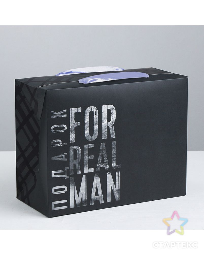 Пакет—коробка «Подарок», 23 × 18 × 11 см арт. СМЛ-64466-1-СМЛ0003929643 1