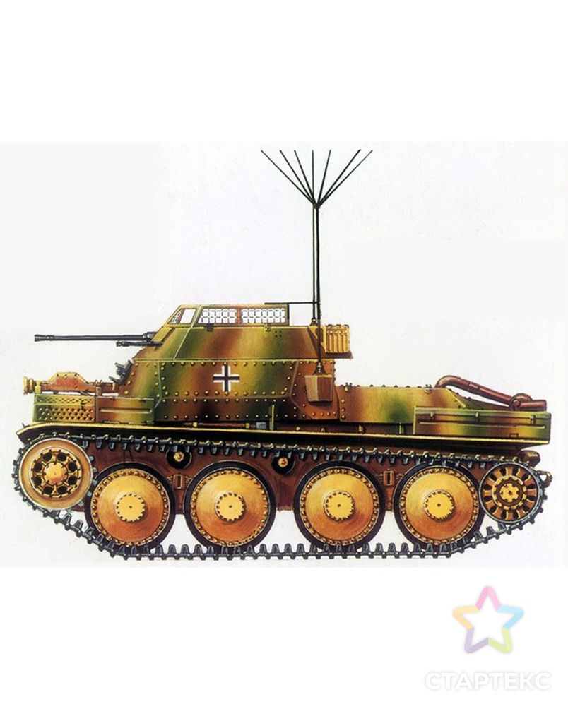 Сборная модель «Немецкий разведывательный танк арт. СМЛ-112254-1-СМЛ0003932186 2