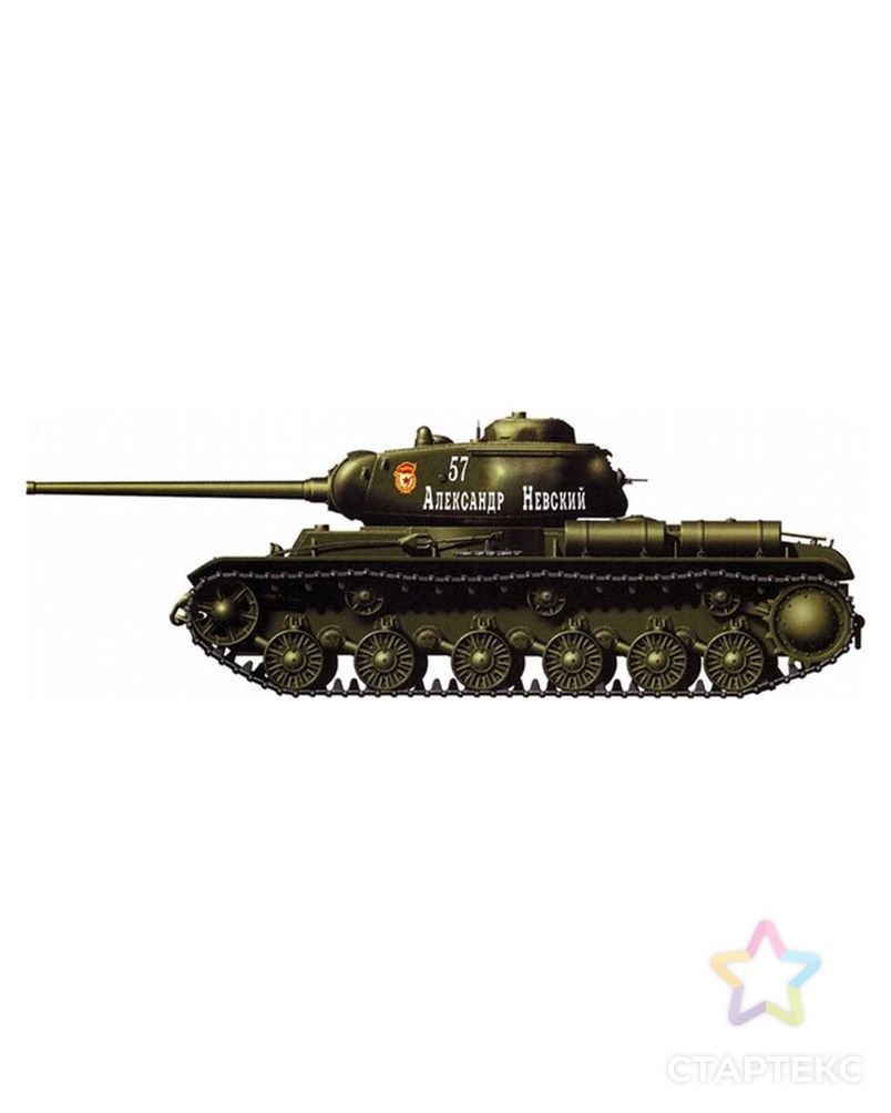 Сборная модель «Советский тяжелый танк КВ-85» арт. СМЛ-60462-1-СМЛ0003932202 2