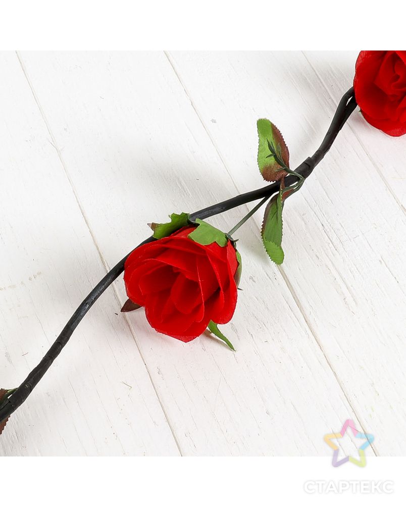 Декор тинги "Розы с шариками" 150 см, (фасовка 5 шт, цена за 1шт) микс арт. СМЛ-165799-1-СМЛ0003933306 2