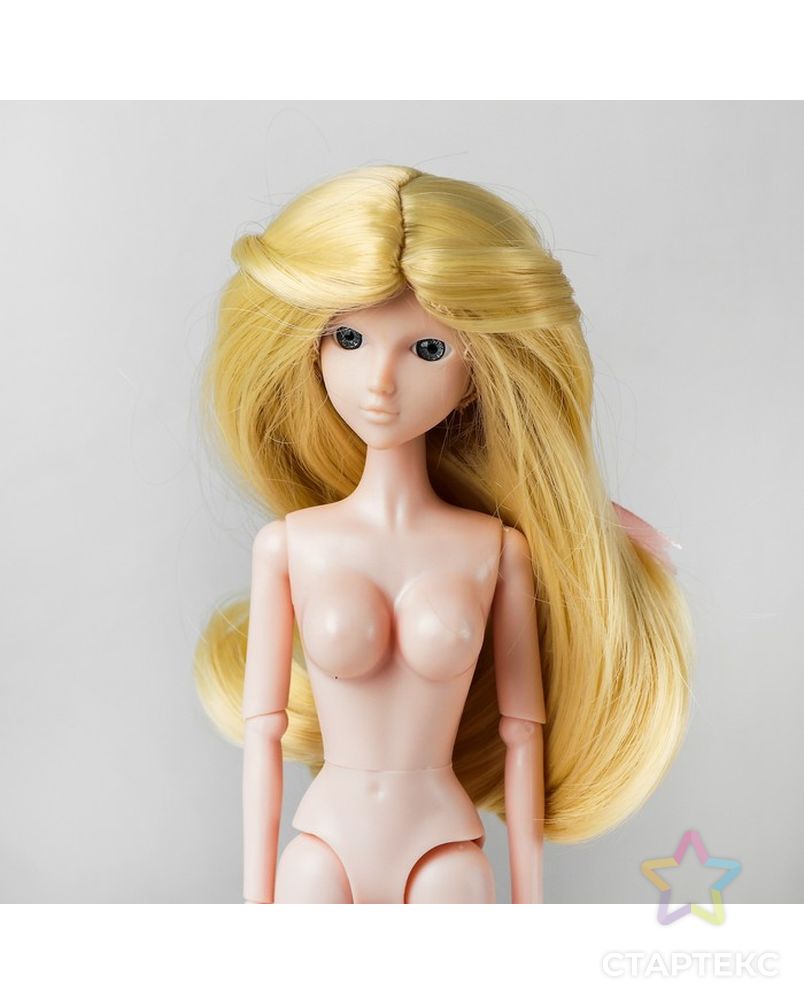 Волосы для кукол "Волнистые с хвостиком" размер маленький, цвет 613 арт. СМЛ-16160-1-СМЛ3934314 2