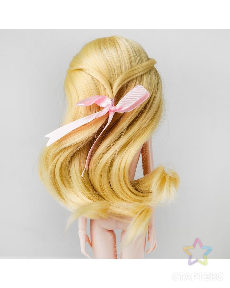 Волосы для кукол "Волнистые с хвостиком" размер маленький, цвет 613 арт. СМЛ-16160-1-СМЛ3934314 3