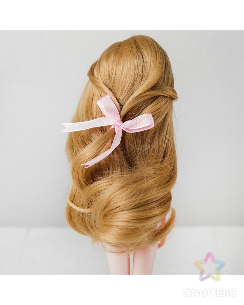 Волосы для кукол "Волнистые с хвостиком" размер маленький, цвет 15 арт. СМЛ-16166-1-СМЛ3934320