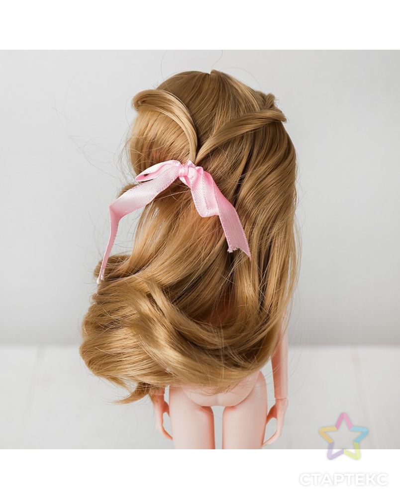Волосы для кукол "Волнистые с хвостиком" размер маленький, цвет 16 арт. СМЛ-16167-1-СМЛ3934321 3