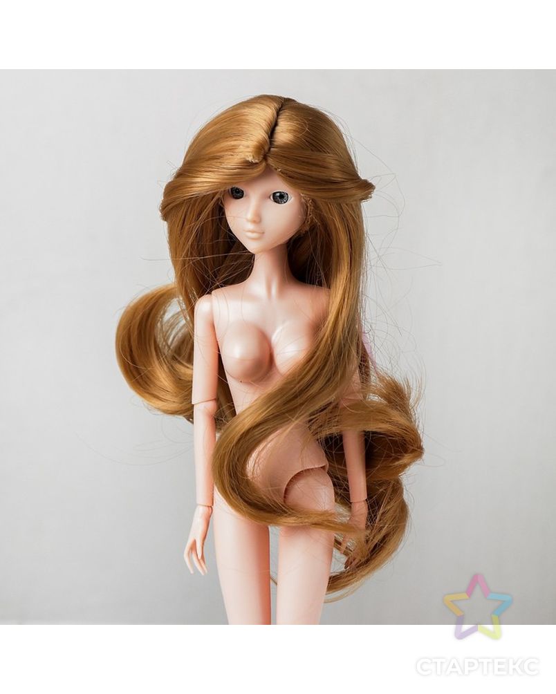 Волосы для кукол "Волнистые с хвостиком" размер маленький, цвет 18 арт. СМЛ-16169-1-СМЛ3934323 2