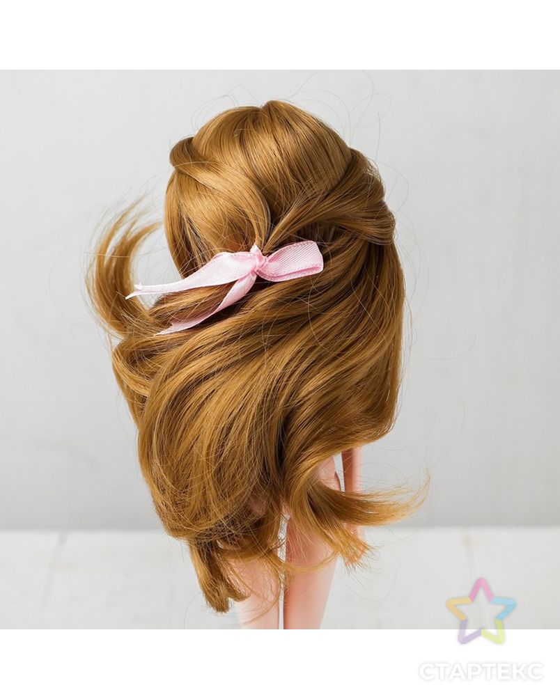 Волосы для кукол "Волнистые с хвостиком" размер маленький, цвет 24 арт. СМЛ-16171-1-СМЛ3934325 3