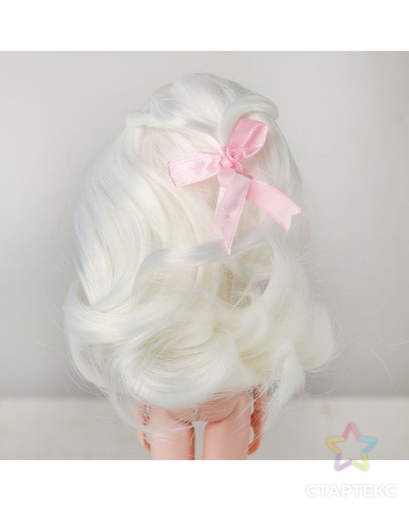 Волосы для кукол "Волнистые с хвостиком" размер маленький, цвет 60 арт. СМЛ-16173-1-СМЛ3934327 3