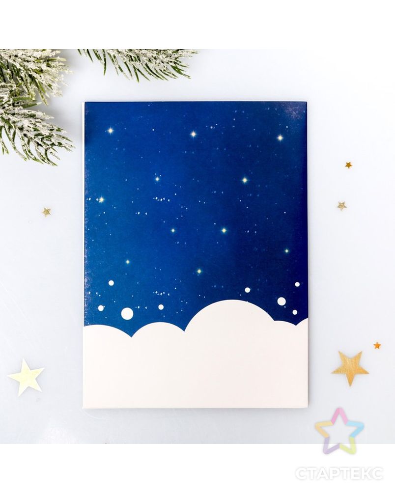 Набор для создания открытки- шейкера «Новогодний подарочек», 11 х 15 см арт. СМЛ-16223-1-СМЛ3936473 8