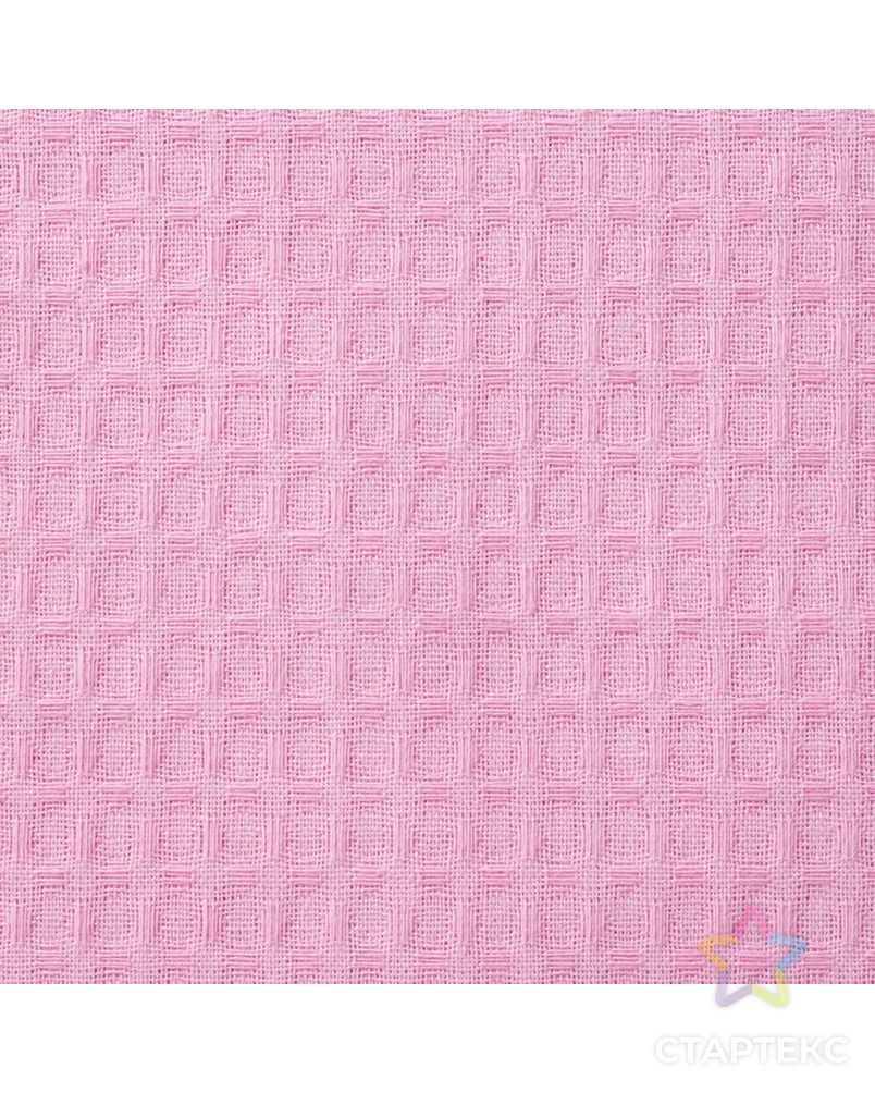 Полотенце вафельное банное «Экономь и Я», 80х150 см, цвет розовый арт. СМЛ-16386-1-СМЛ3947623 2