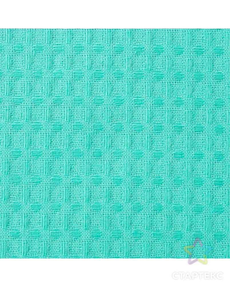 Простыня вафельная для бани «Экономь и Я», 150х180 см, цвет бирюзовый арт. СМЛ-16388-1-СМЛ3947711 2
