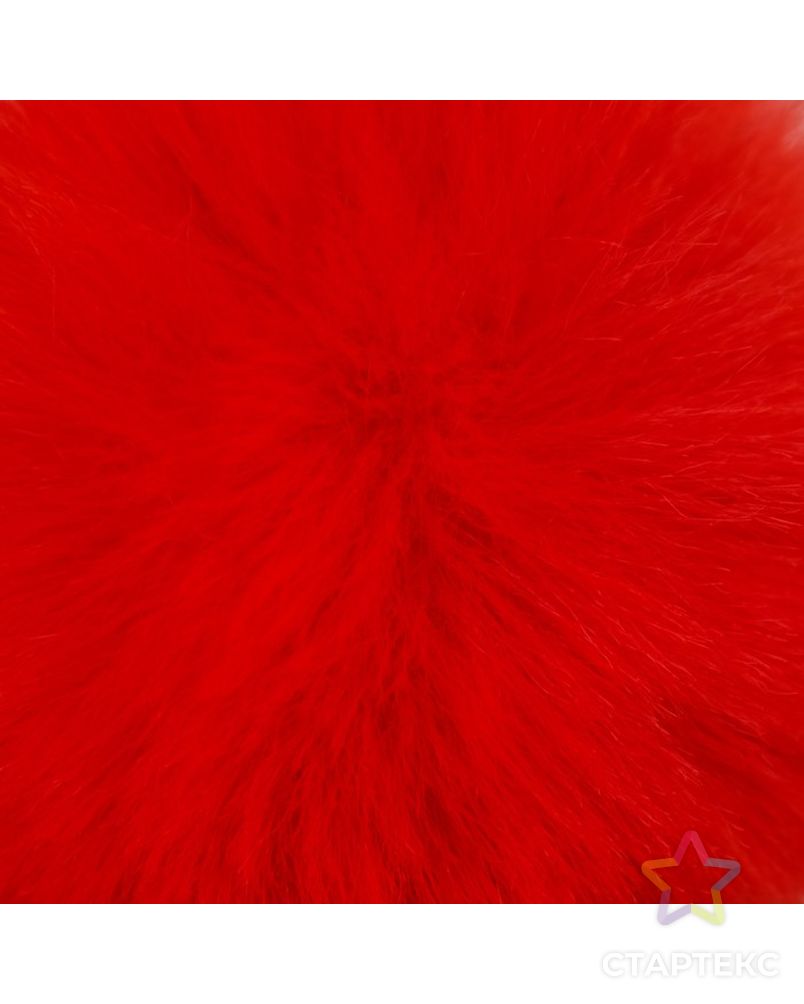 Помпон искусственный мех "Красный" д.7 см арт. СМЛ-30781-1-СМЛ3950304