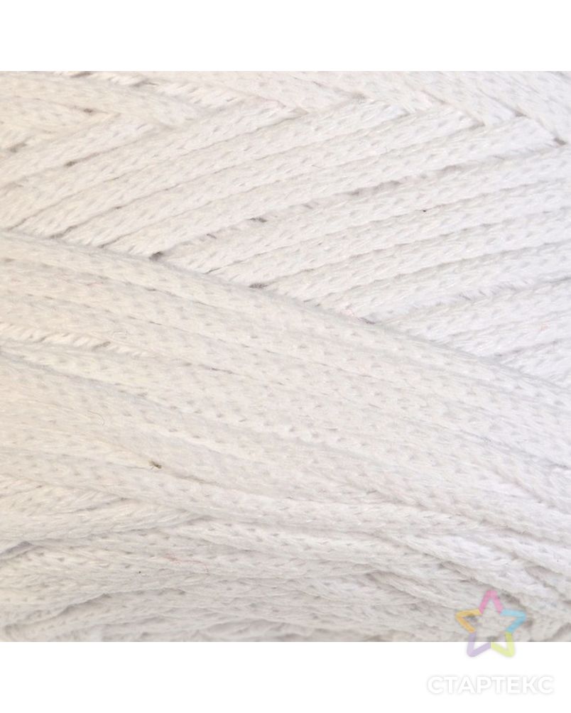 Пряжа-шнур "Macrame Cotton" 15% полиэстер, 85% хлопок 225м/250гр (781 красный) арт. СМЛ-23290-1-СМЛ3953218 1