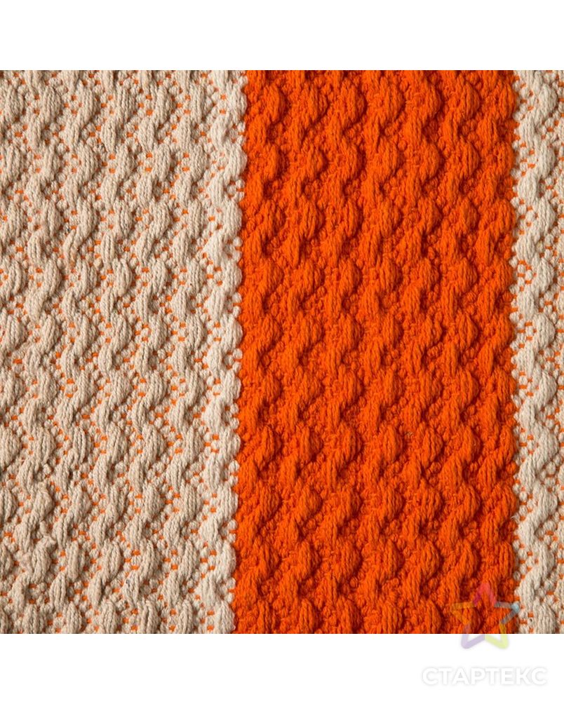 Ковер Flow-III, 50 х 80 ± 3 см, цвет оранжевый. арт. СМЛ-31582-1-СМЛ3976631