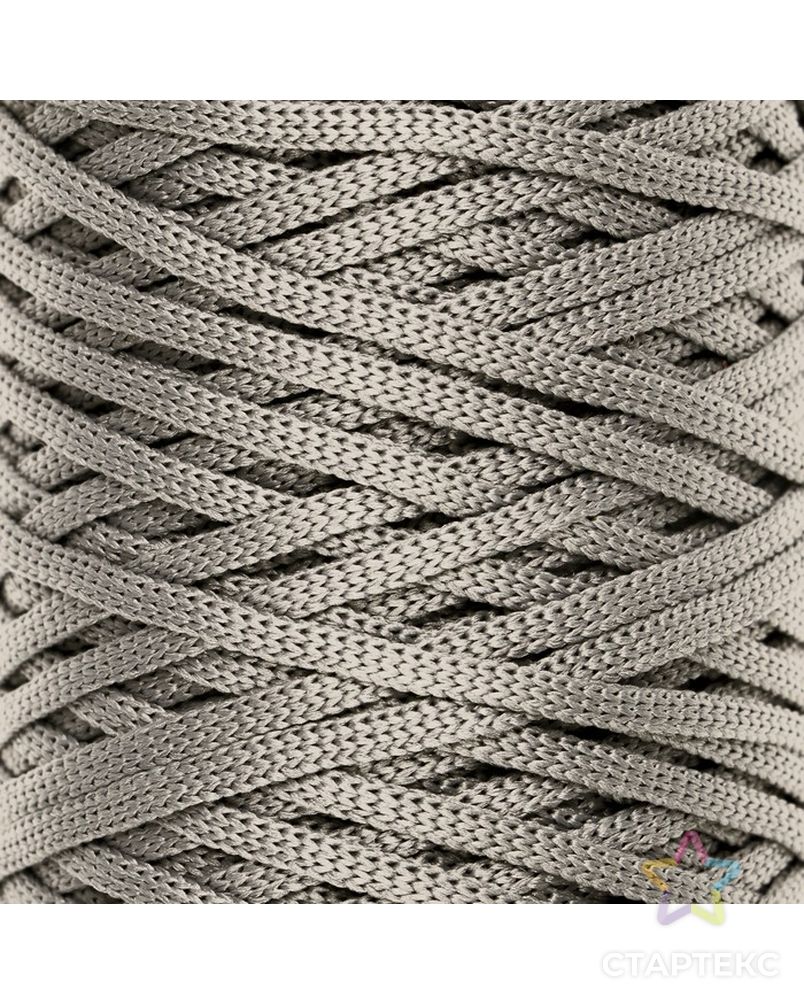 Шнур для вязания "Классика" 100% полиэфир 3мм 100м  (283 св.серый) арт. СМЛ-23849-1-СМЛ3993938 1
