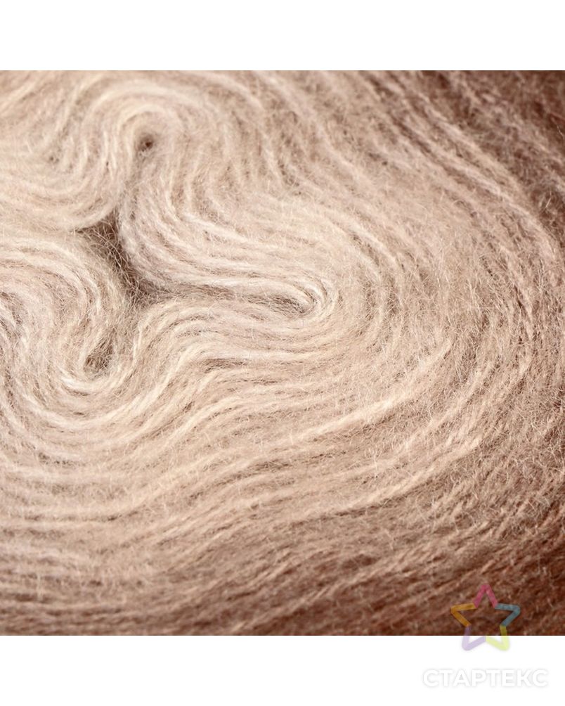 Пряжа "Angora Gold ombre batik" 20% шерсть, 80% акрил 825м/150гр (7303 принт) арт. СМЛ-23928-3-СМЛ3994762