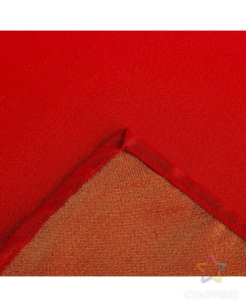 Скатерть Доляна «Пудра» цвет красный, 150×280 см, 115 ± 10 г/м², 100% п/э арт. СМЛ-23375-3-СМЛ3997191 6