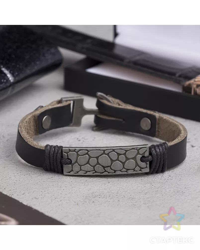 Браслет мужской "Кольчуга" арт. СМЛ-23937-2-СМЛ4001594 - рис. 1