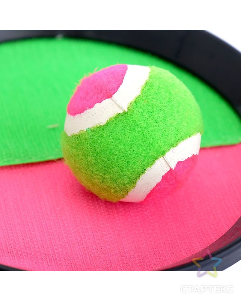 Игра «Поймай мяч», на липучках, d=15,5 см арт. СМЛ-126843-1-СМЛ0004005183 2