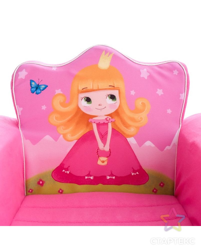 Мягкая игрушка «Кресло Принцесса», цвет розовый арт. СМЛ-62488-1-СМЛ0004012415 4
