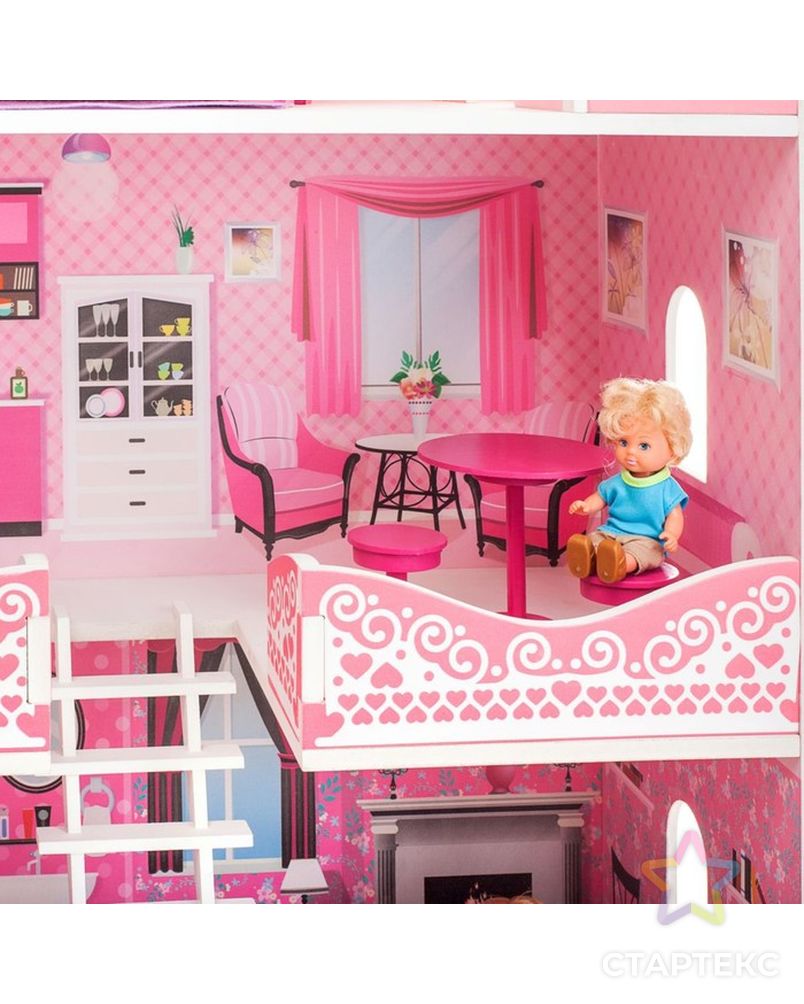 Кукольный домик «Розет Шери» (с мебелью) арт. СМЛ-111040-1-СМЛ0004018644 9